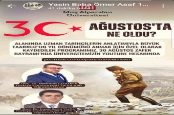  30 Ağustos'ta Ne Oldu? 